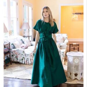 Elegant Green Maxi Dress (Sabrina Dress by Julia Amory
